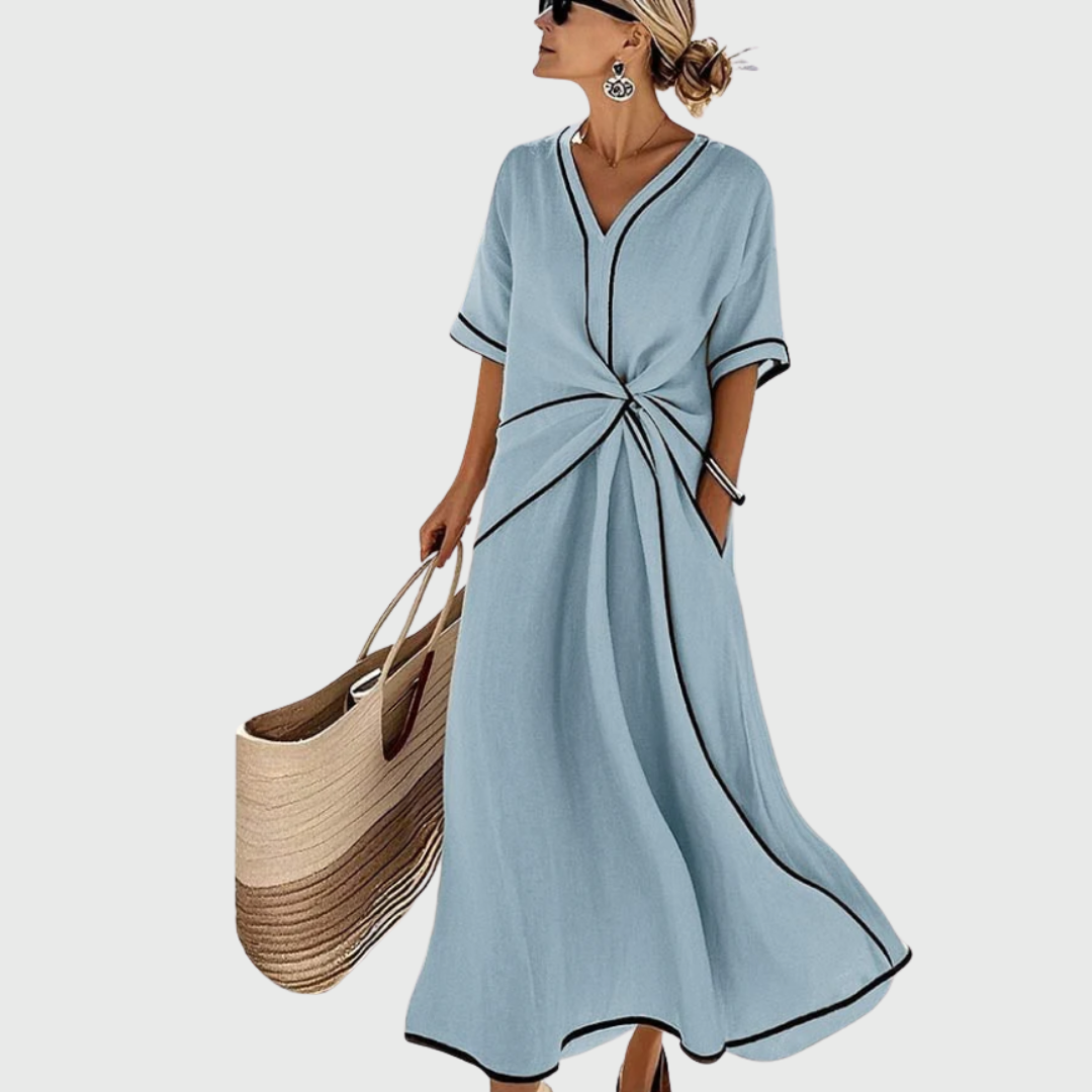 Eva ™ Elegant Flattering Dress