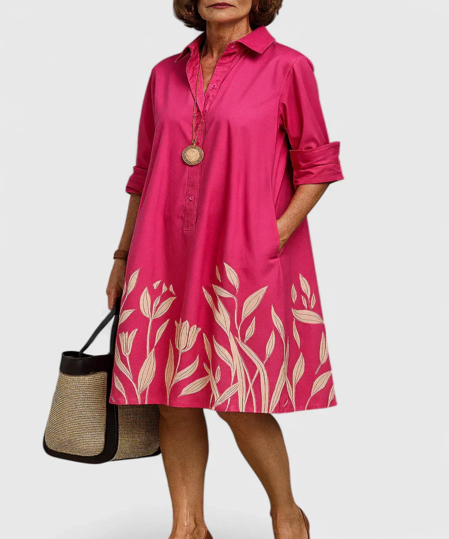 Carmrynah | Sophisticated Midi Dress